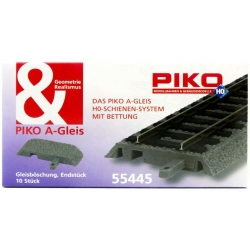 PIKO 55445 Zakończenie nasypu do torów Bettung / 10szt.